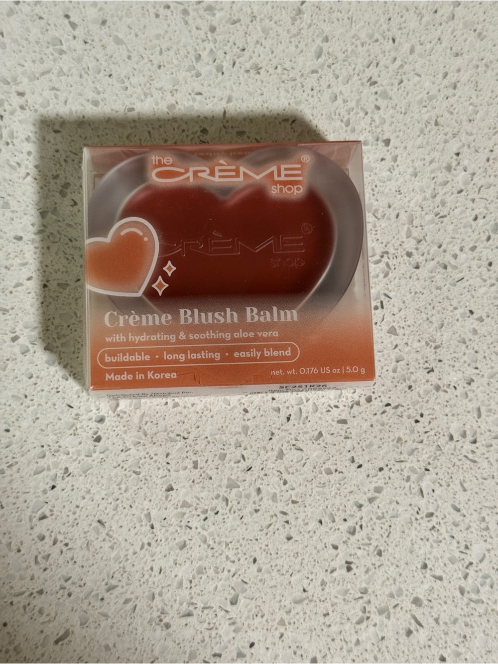 The Creme Shop Blush Balm Teddy Bear Heart Blush New, Sealed